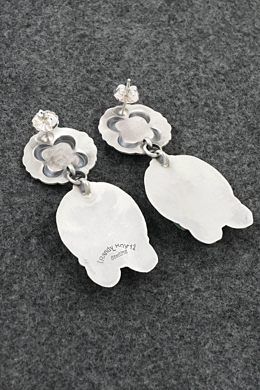 Turquoise & Sterling Silver Earrings - Randy Boyd
