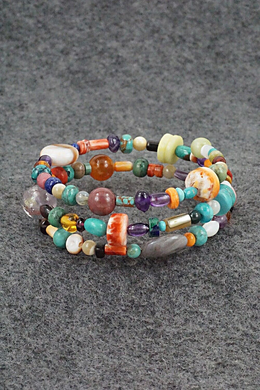 Multi-Stone Beaded Bracelet - Helen Tsosie