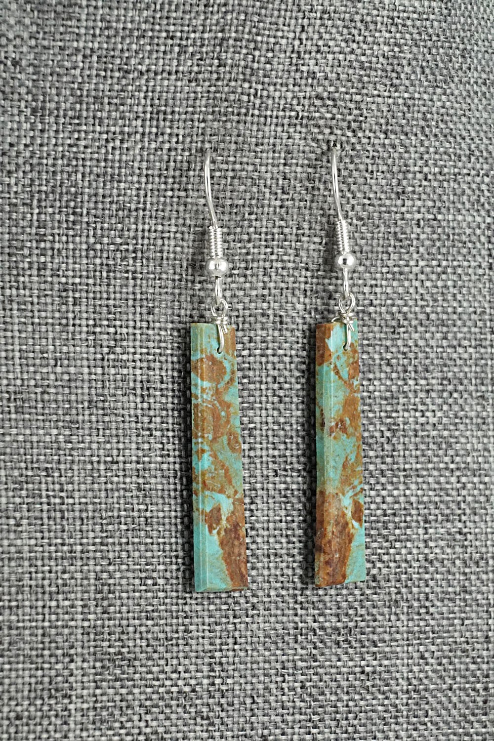 Turquoise & Sterling Silver Earrings - Tammy Nolcot