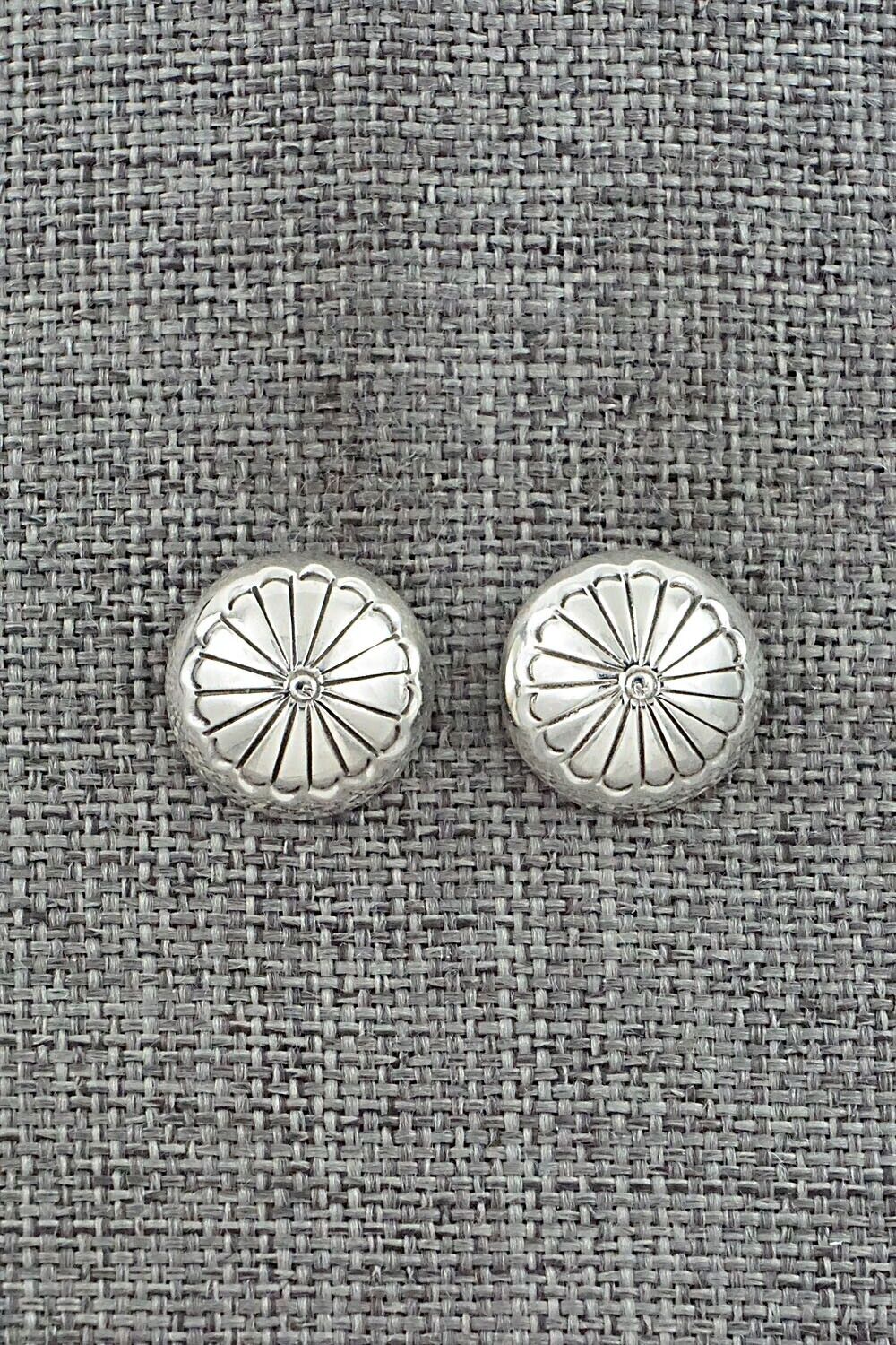 Sterling Silver Earrings - Marie Yazzie