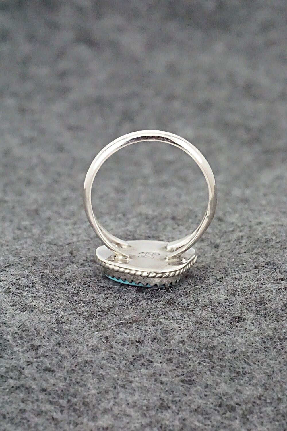 Turquoise & Sterling Silver Ring - Robert Martinez - Size 7