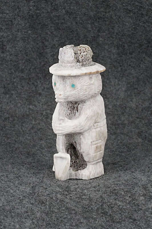 Smokey Bear Zuni Fetish Carving - Chris Peina