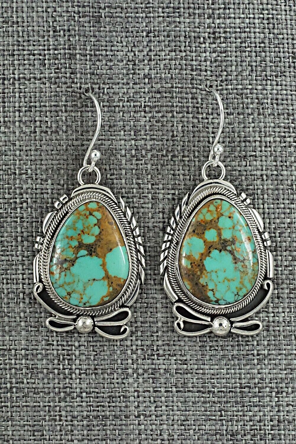 Turquoise & Sterling Silver Earrings - Mark Yazzie