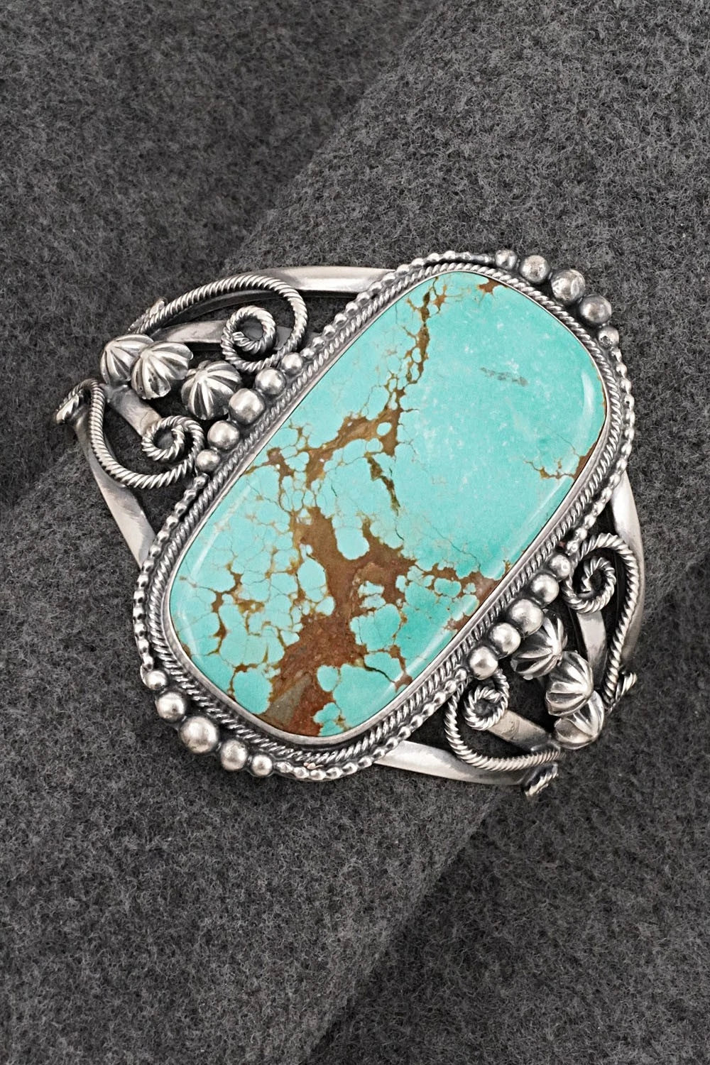 Turquoise & Sterling Silver Bracelet - Bobby Johnson
