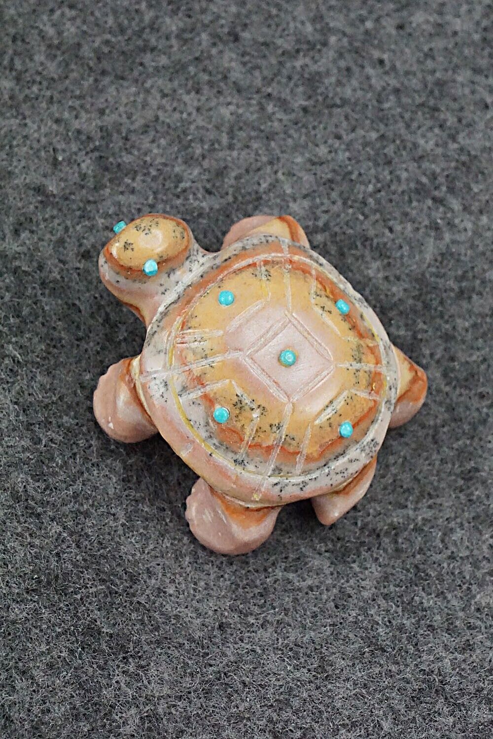 Turtle Zuni Fetish Carving - Tyrone Poncho