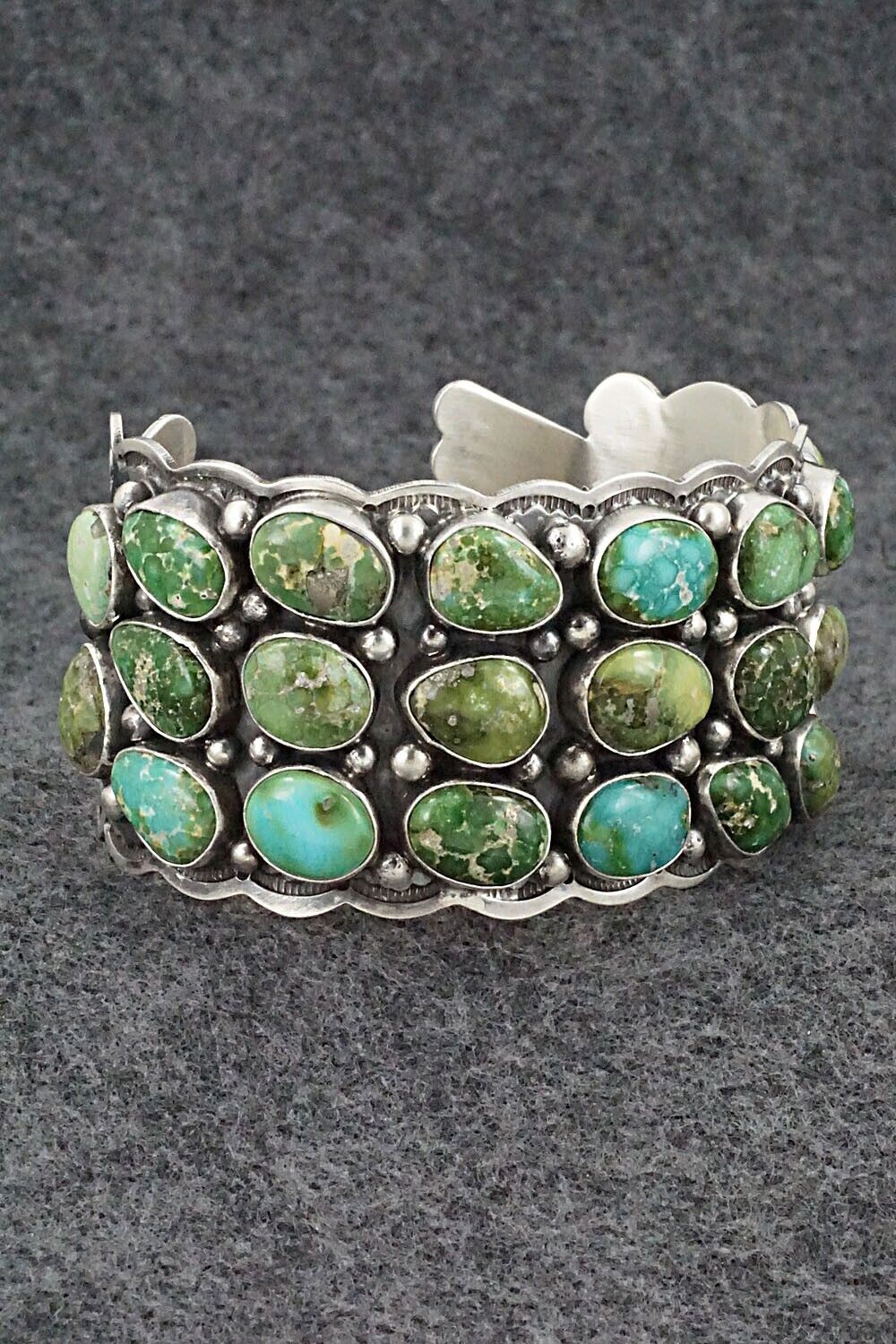 Turquoise & Sterling Silver Bracelet - Tom Lewis