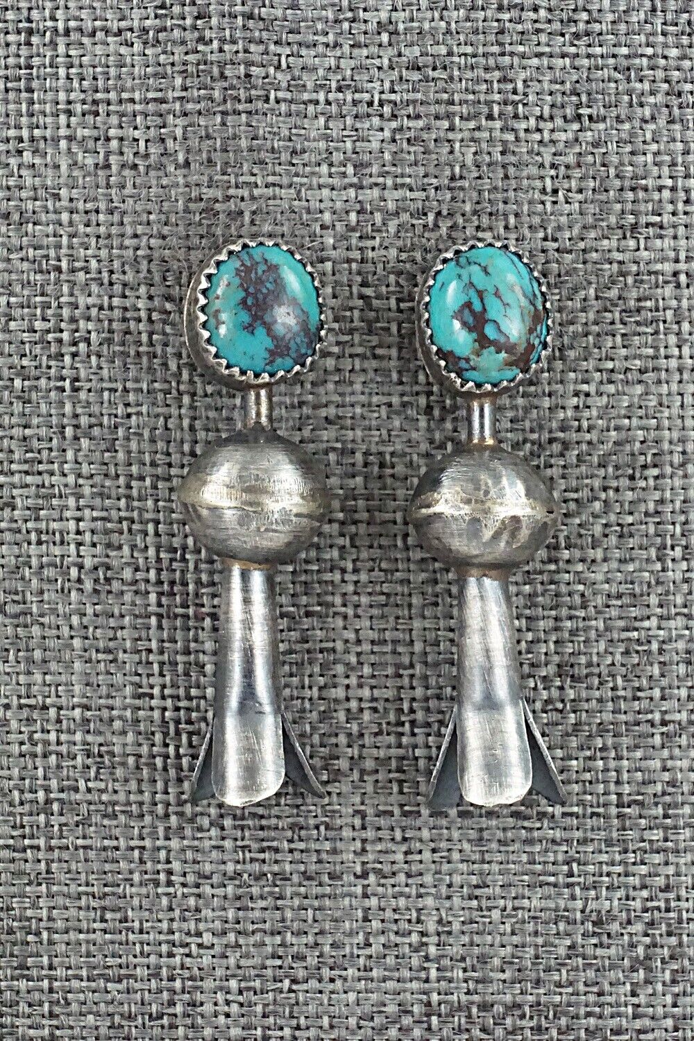 Turquoise & Sterling Silver Earrings - Emily Tsosie