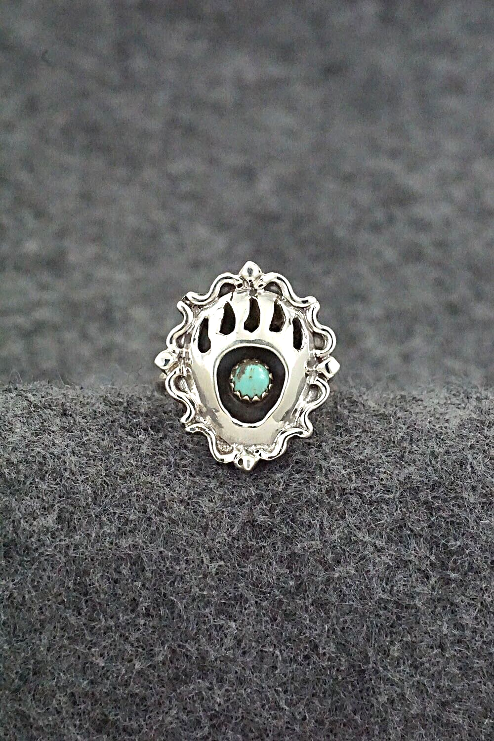 Turquoise & Sterling Silver Ring - Betty Hawthorne - Size 6