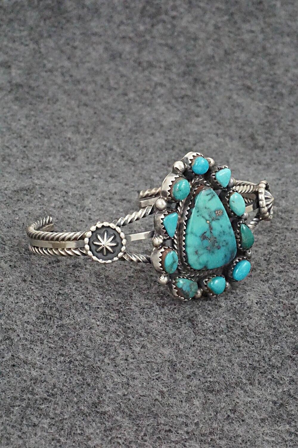 Turquoise & Sterling Silver Bracelet - Roberta Begay