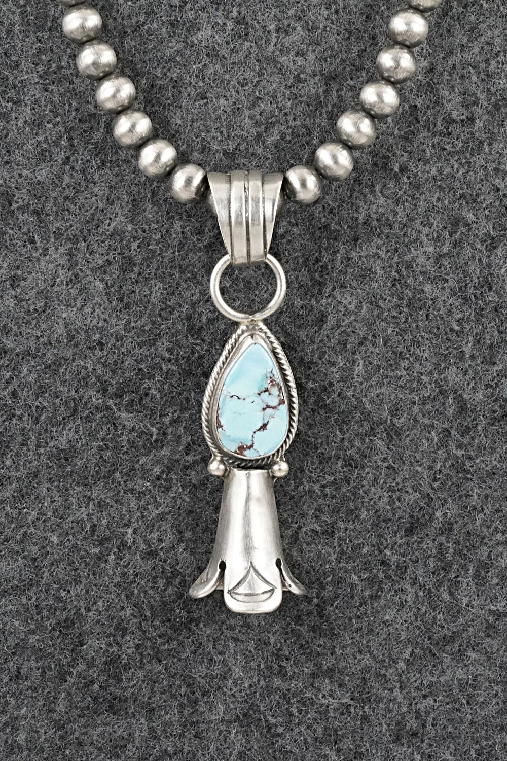 Turquoise & Sterling Silver Necklace - Sharon McCarthy