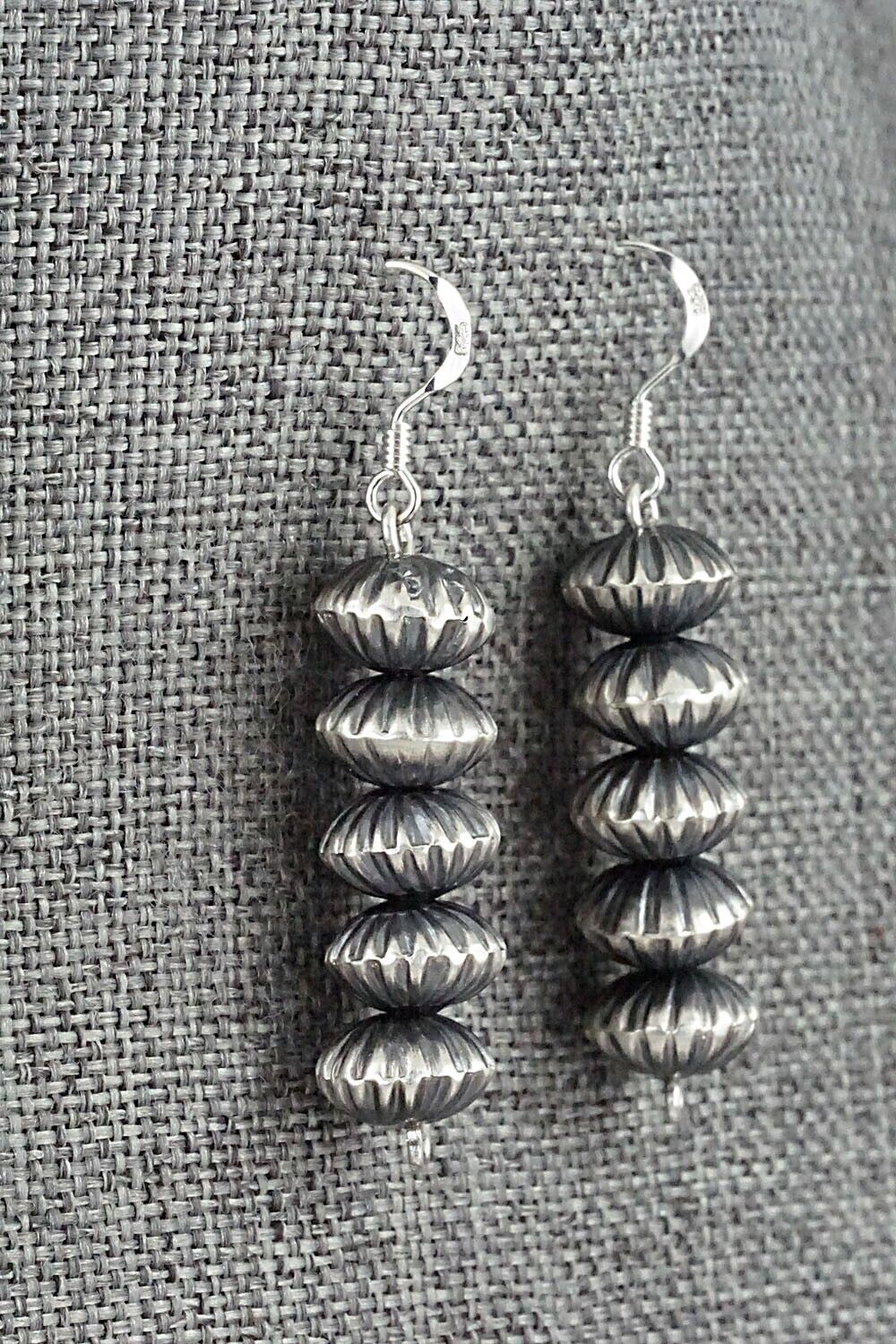 Sterling Silver Navajo Pearl Necklace & Earrings - Presley Haley