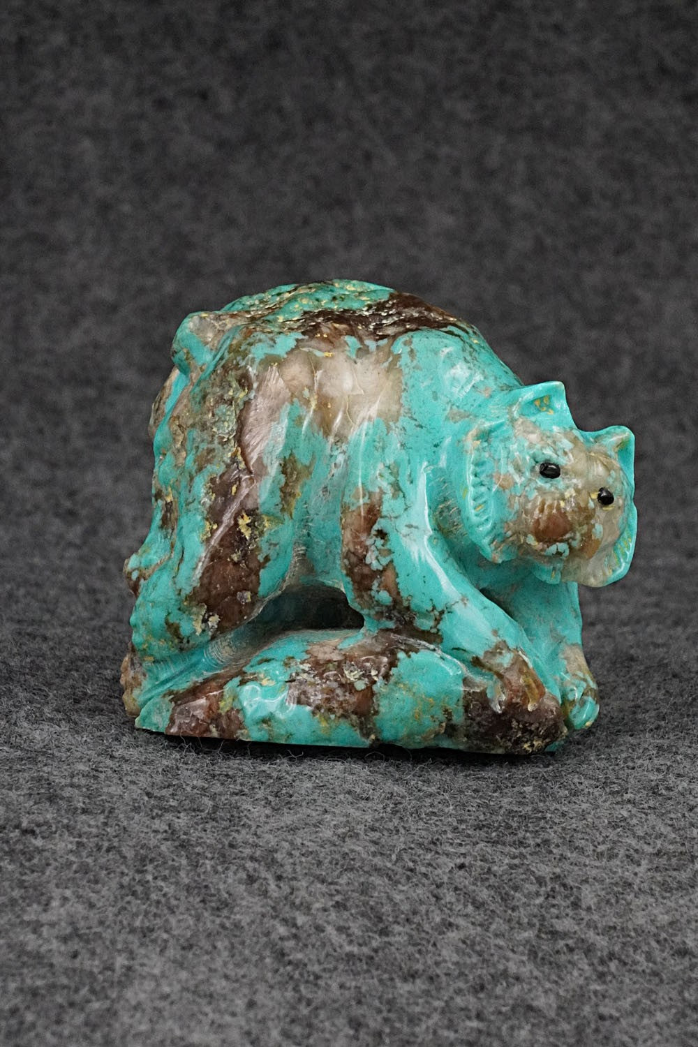Bobcat Zuni Fetish Carving - Jeff Shetima