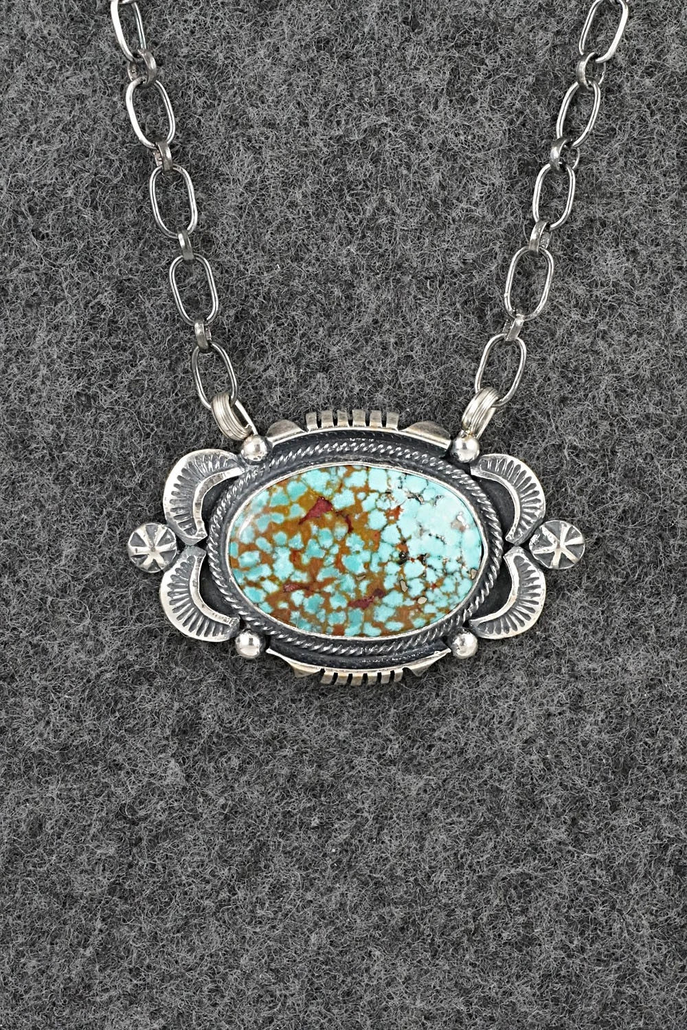 Turquoise & Sterling Silver Necklace - Daniel Benally