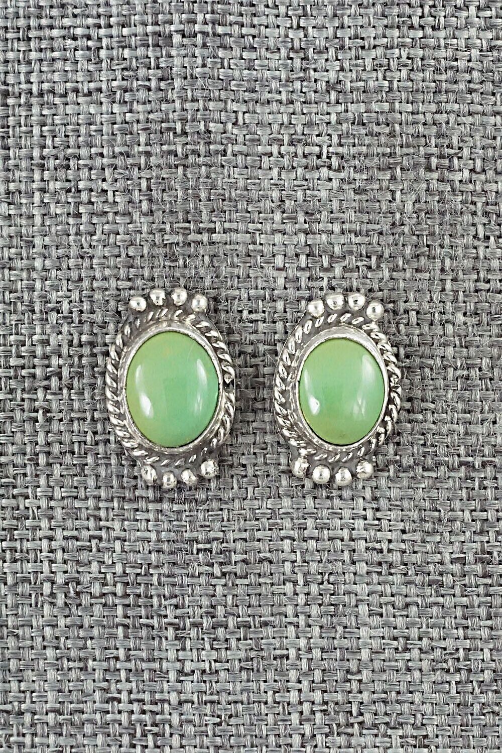 Turquoise & Sterling Silver Earrings - Jan Mariano