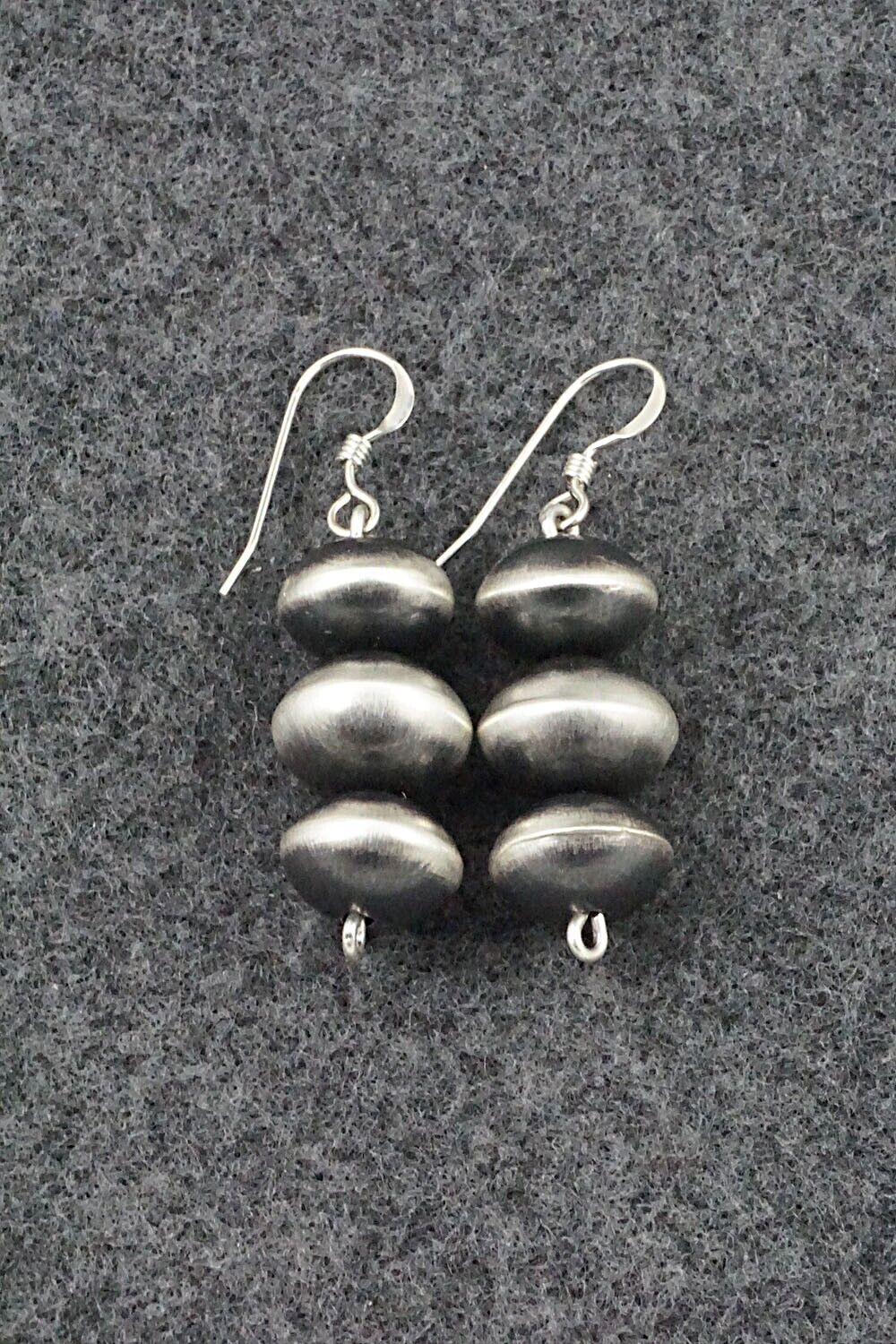 Sterling Silver Navajo Pearl Earrings - Presley Haley