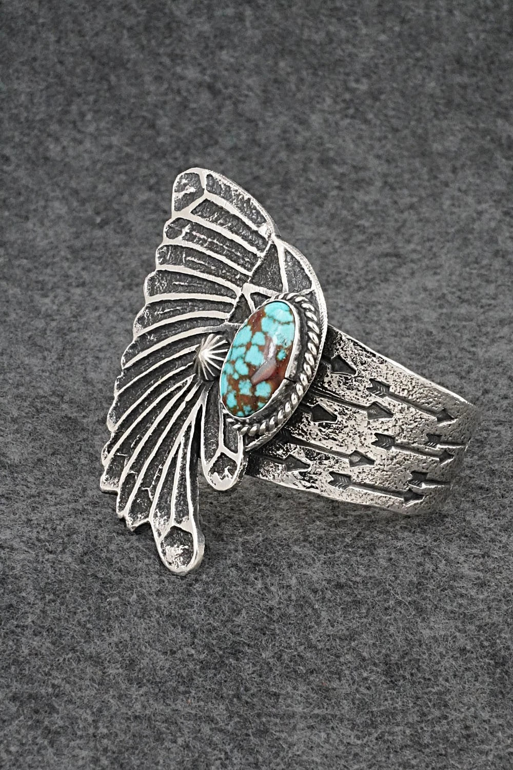 Turquoise & Sterling Silver Bracelet - Delbert Arviso