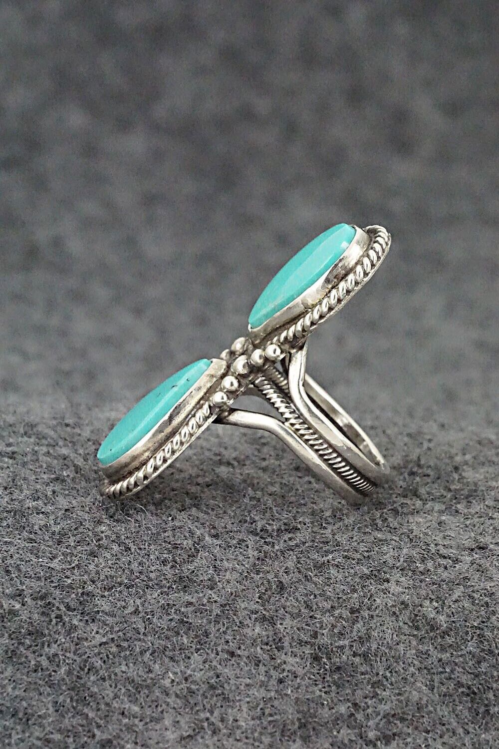 Turquoise & Sterling Silver Ring - Gloria Begay - Size 6.5