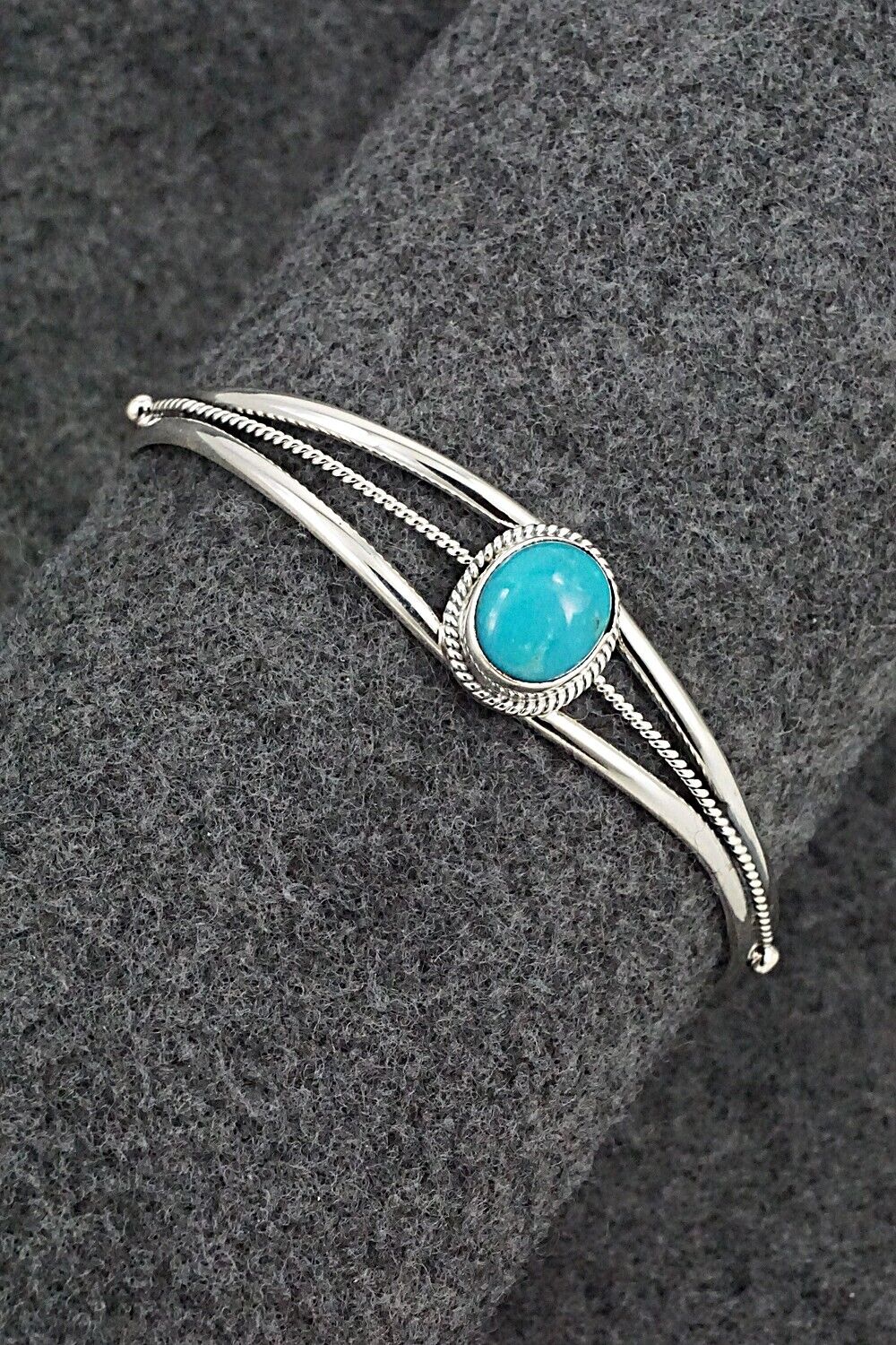 Turquoise & Sterling Silver Bracelet - Alice Rose Saunders