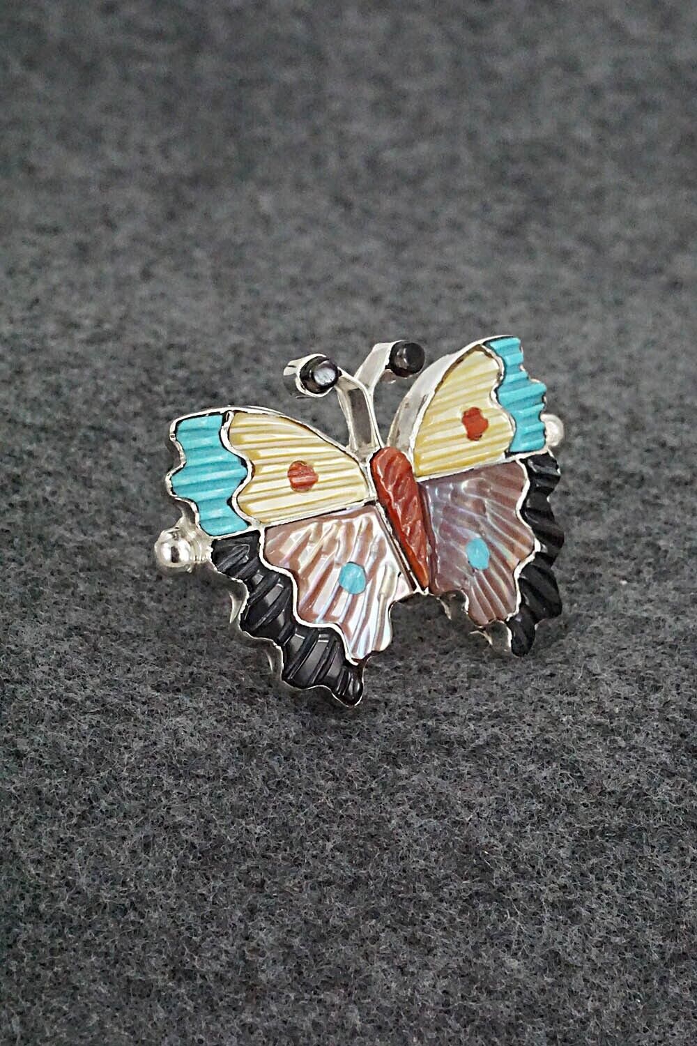 Multi-Stone & Sterling Silver Ring - Tamara Pinto - Size 8