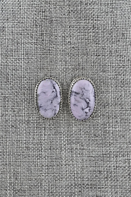 Morado & Sterling Silver Earrings - Murray Hannaweeka