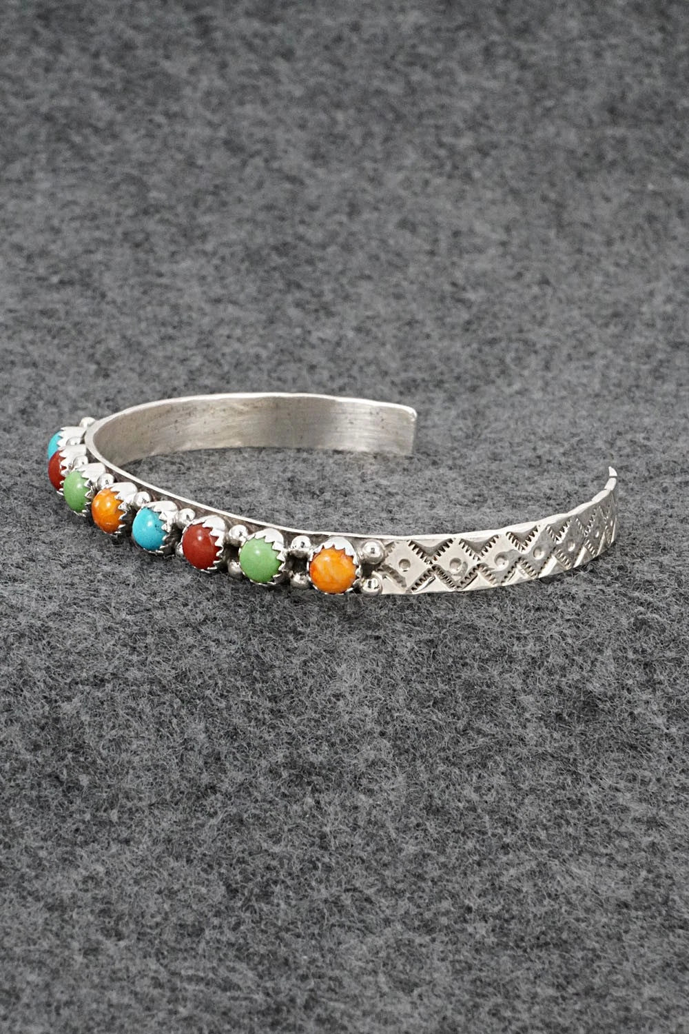 Multi-Stone & Sterling Silver Bracelet - Gaynell Parker