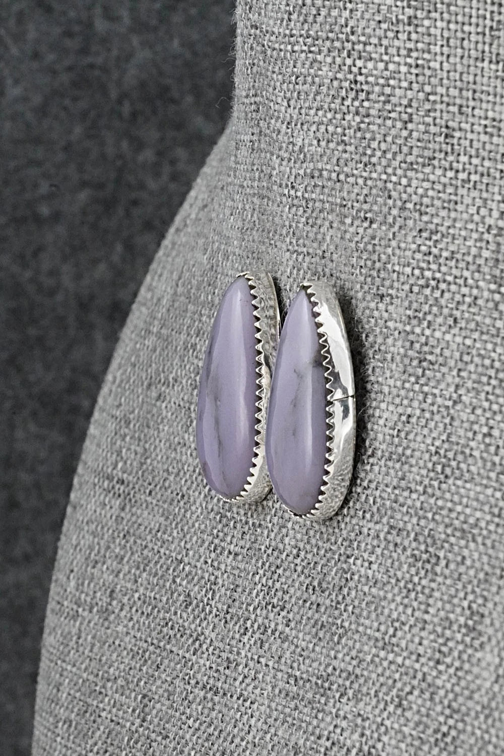 Morado & Sterling Silver Earrings - Murray Hannaweeka
