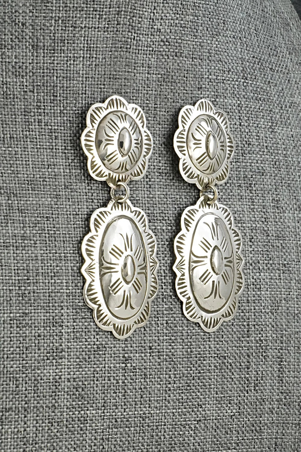 Sterling Silver Earrings - Bertha Begay