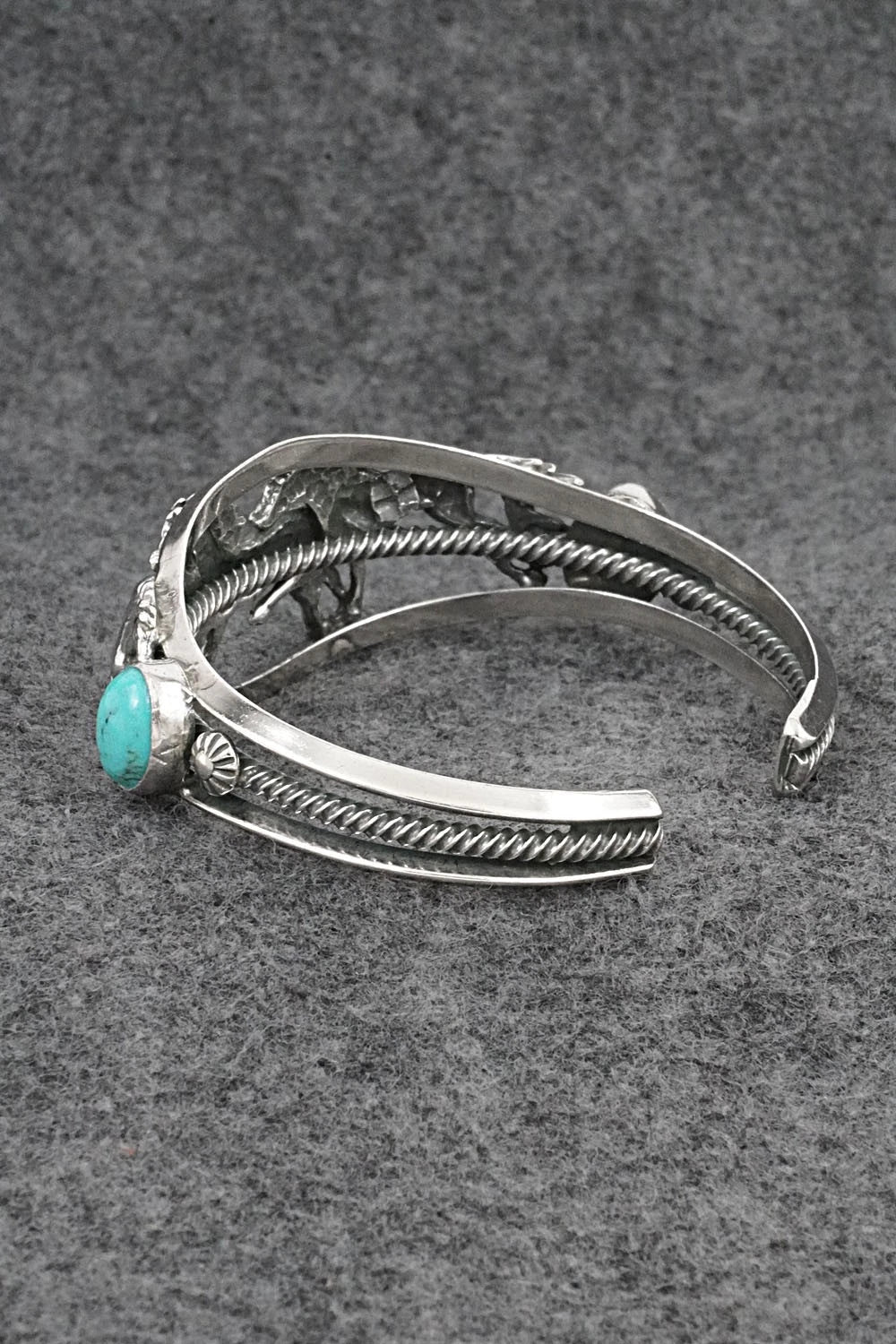 Turquoise & Sterling Silver Bracelet - Bobby Platero