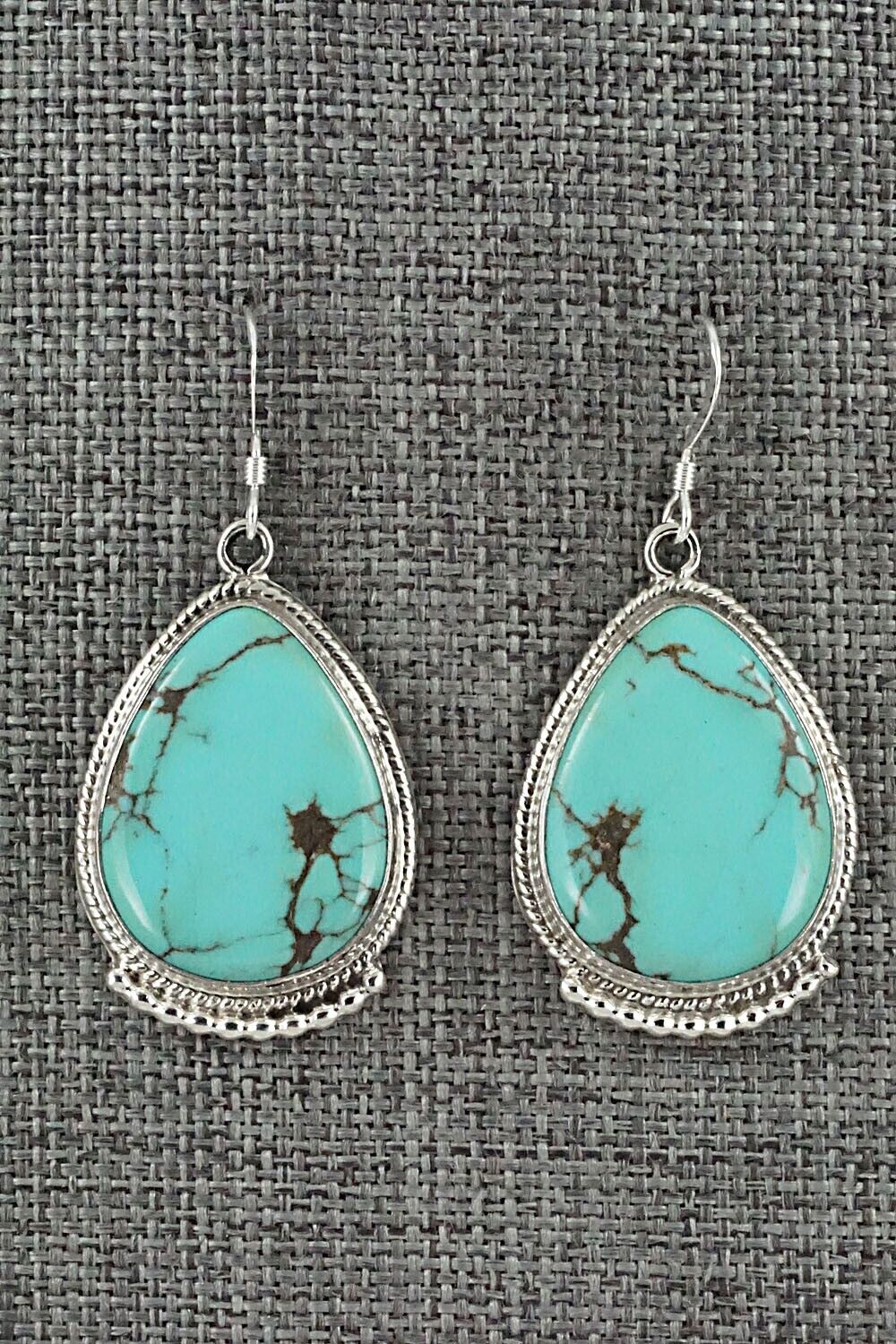 Turquoise & Sterling Silver Earrings - Verley Betone
