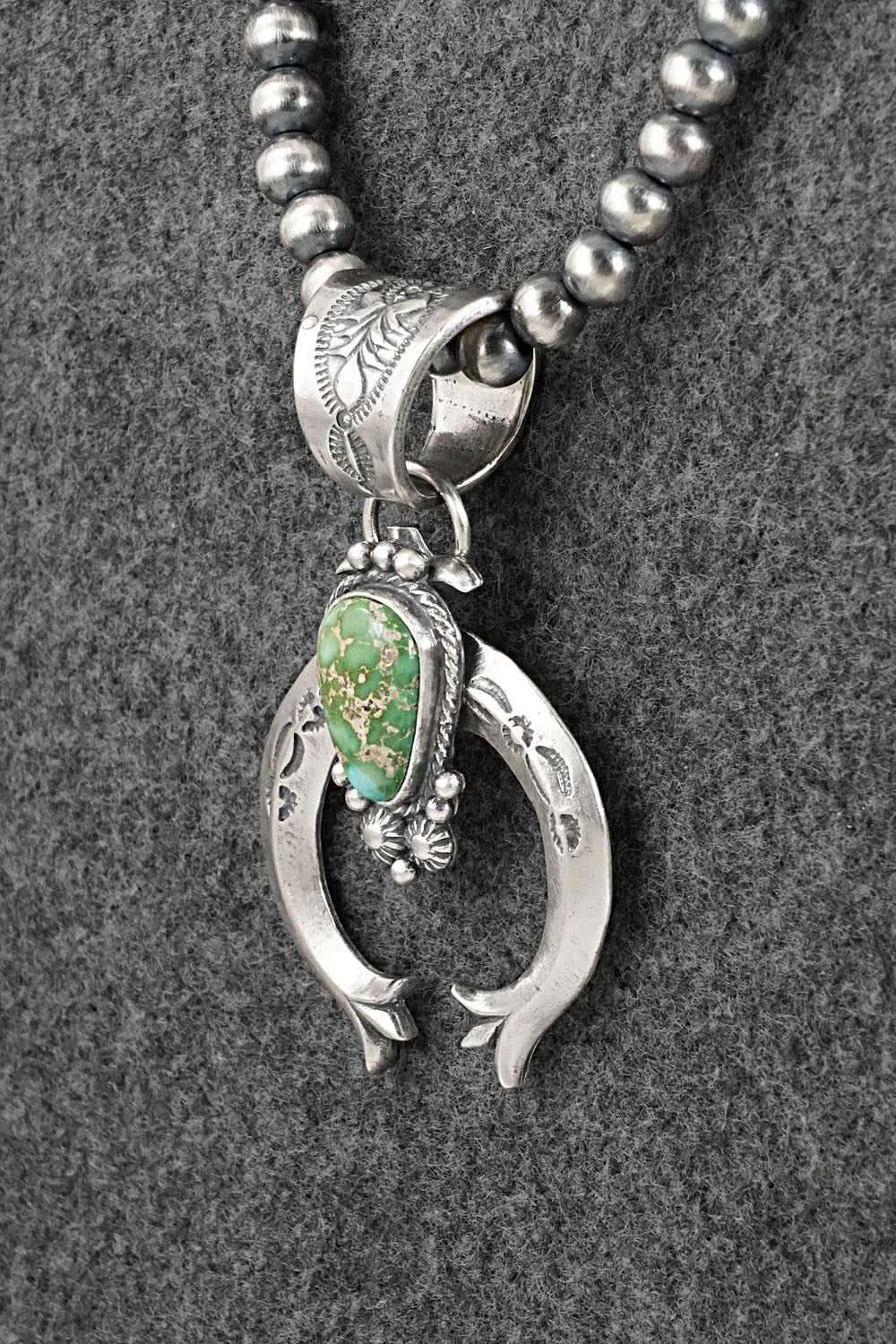 Turquoise & Sterling Silver Necklace - Samuel Yellowhair