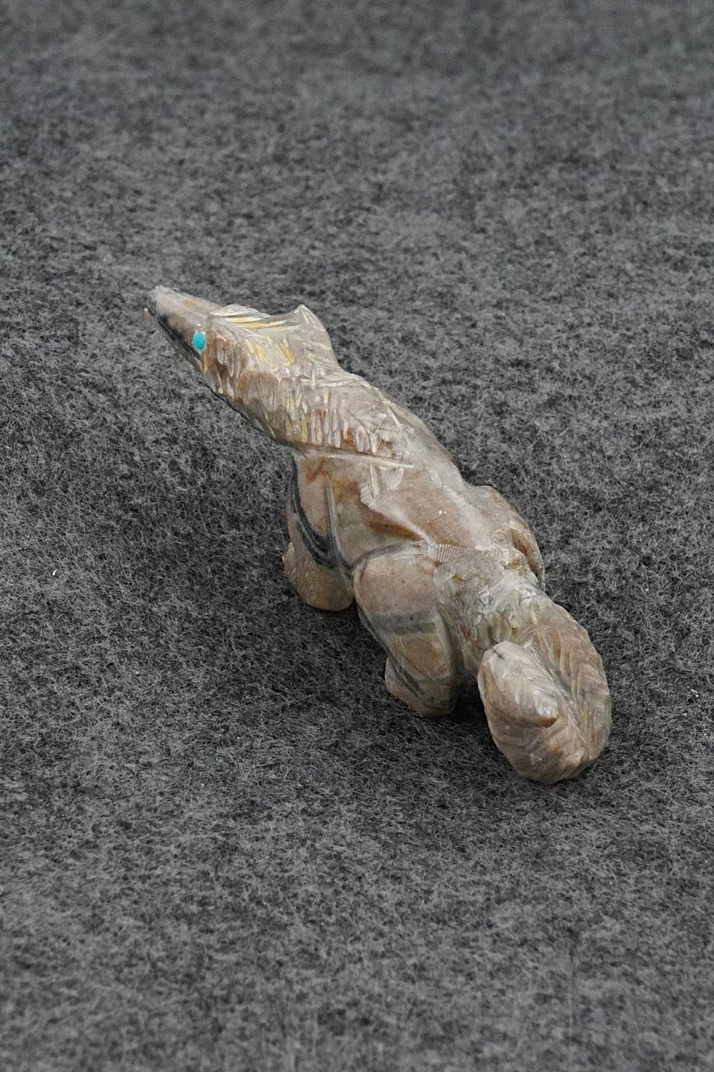 Wolf Zuni Fetish Carving - Scotty Gennett