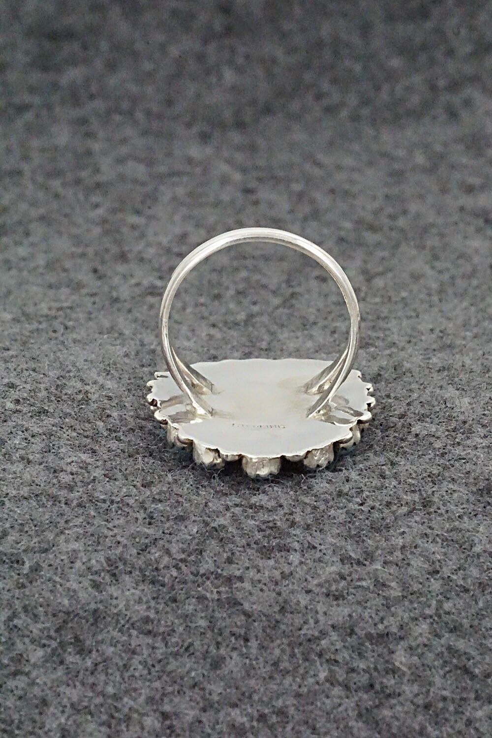 Turquoise & Sterling Silver Ring - George Gasper - Size 7