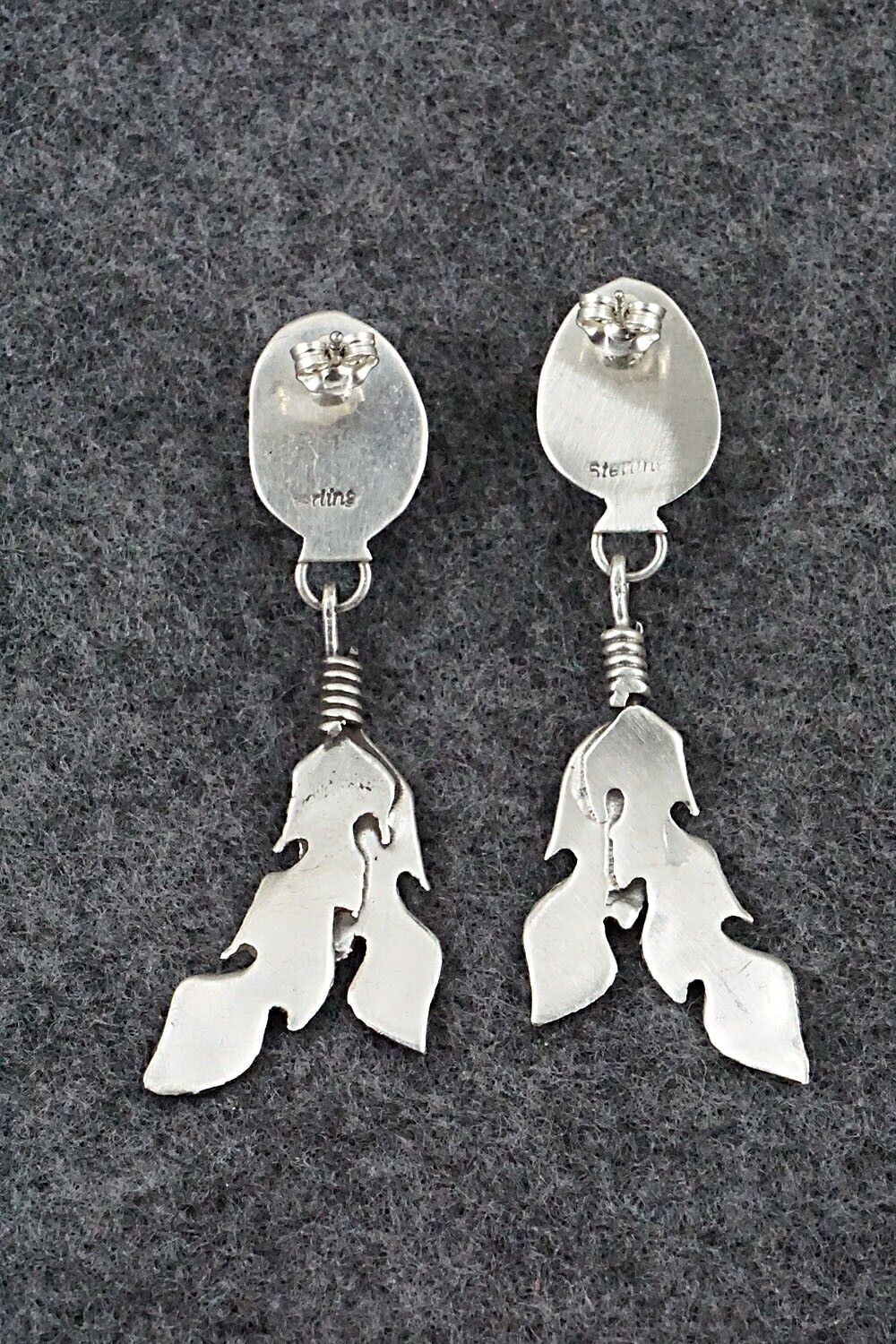 Turquoise and Sterling Silver Earrings - Sharon McCarthy