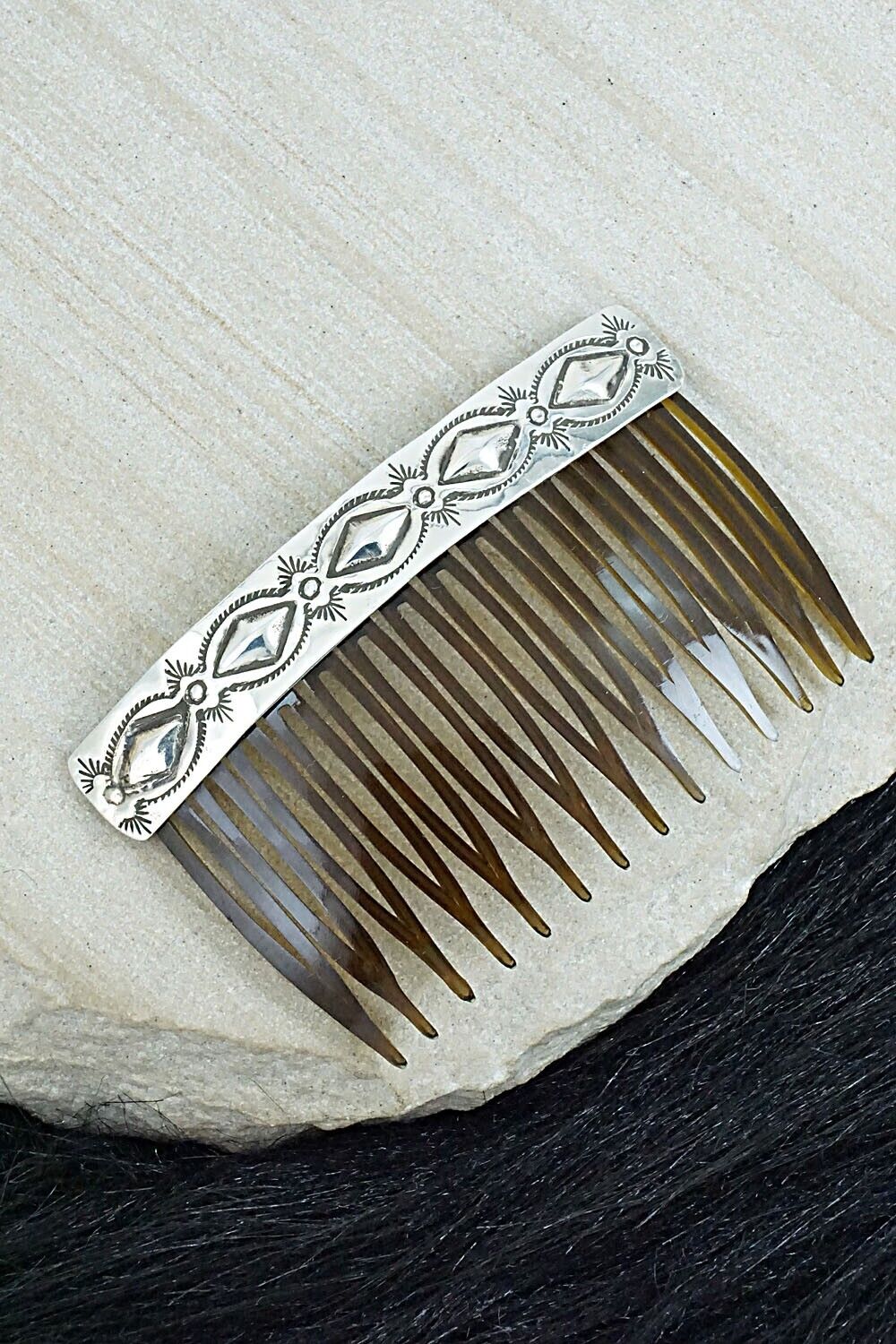 Sterling Silver Hair Combs - Jennie Blackgoat