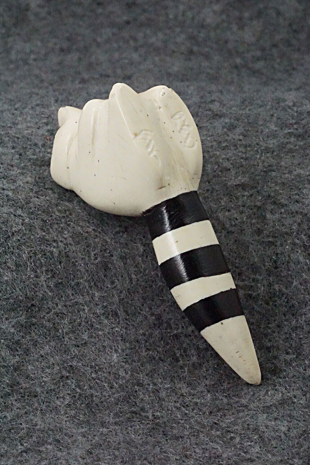 Racoon Zuni Fetish Carving - Justin Red Elk