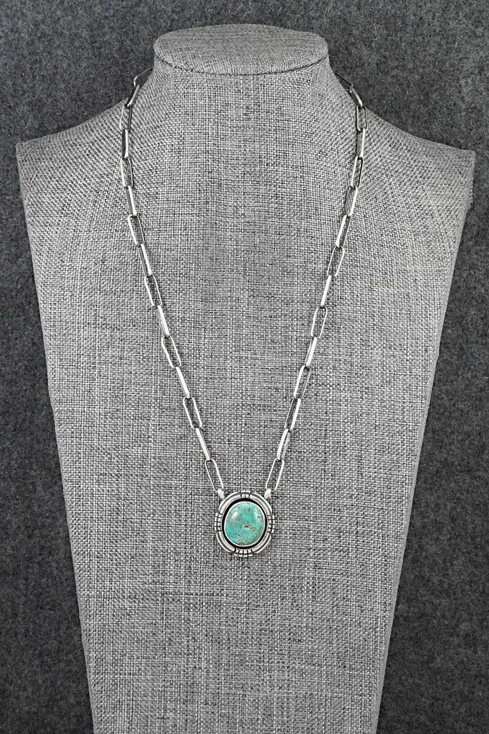 Turquoise & Sterling Silver Necklace - Daniel Benally