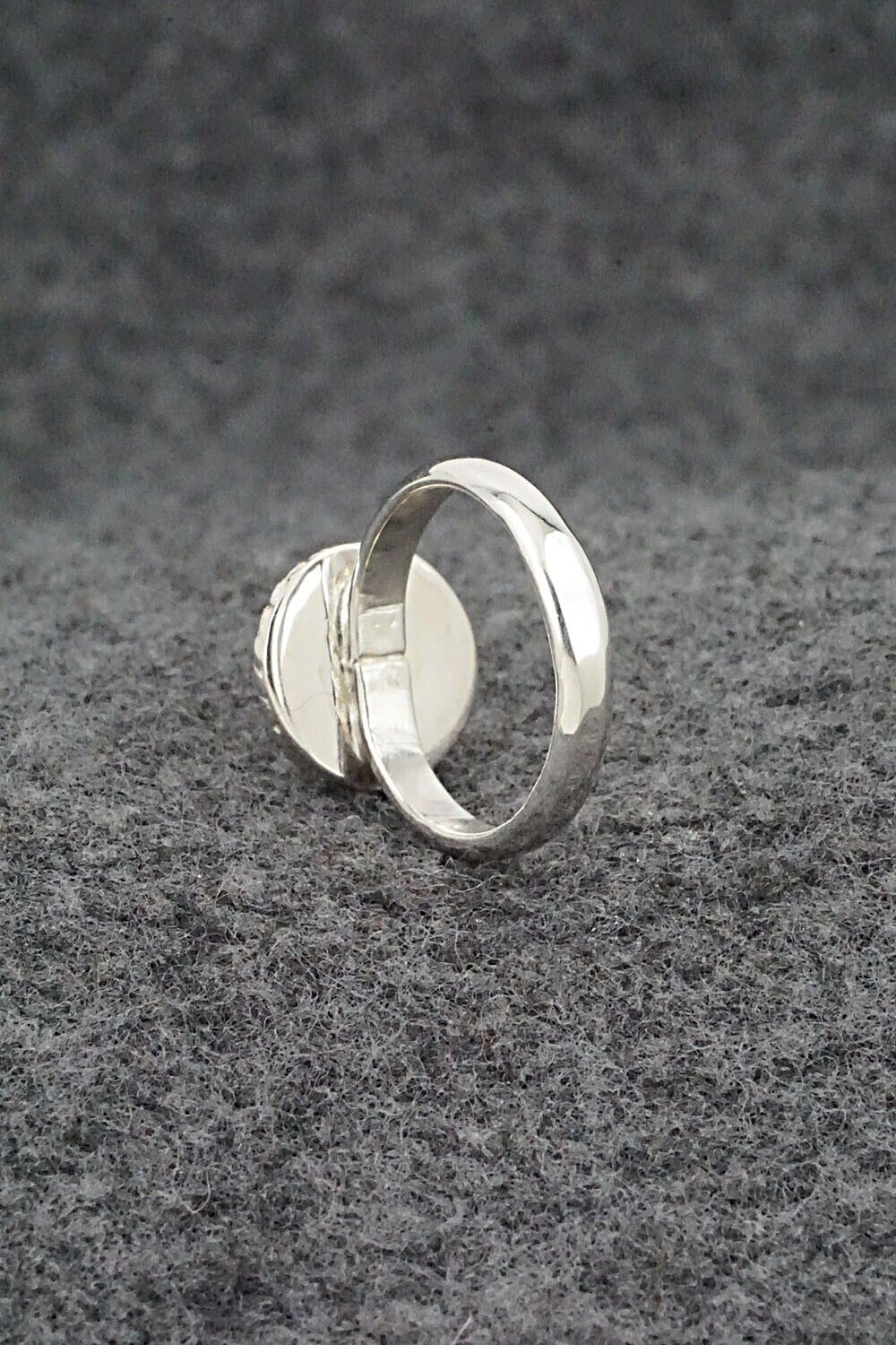 Multi-Stone & Sterling Silver Ring - Delbert Kallestewa Jr. - Size 4.75