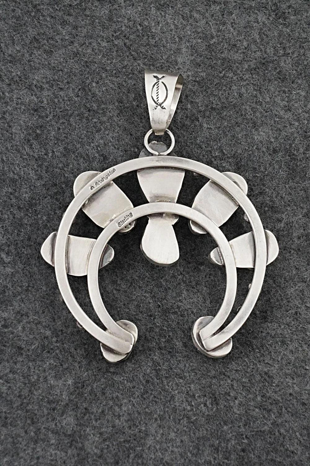 Turquoise & Sterling Silver Pendant - Darrin Livingston