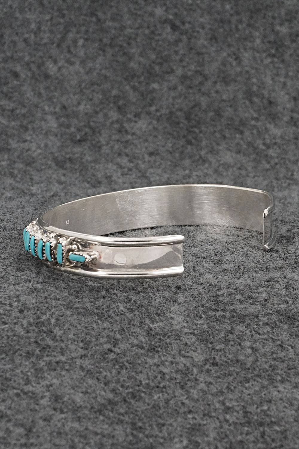 Turquoise & Sterling Silver Bracelet - Aurelia Hughte