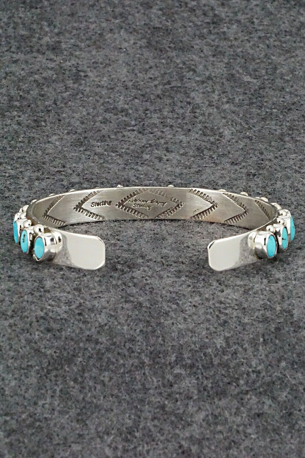 Turquoise & Sterling Silver Bracelet - Darlene Begay