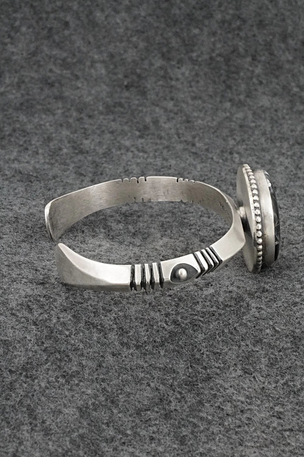 White Buffalo & Sterling Silver Bracelet - Paul Livingston