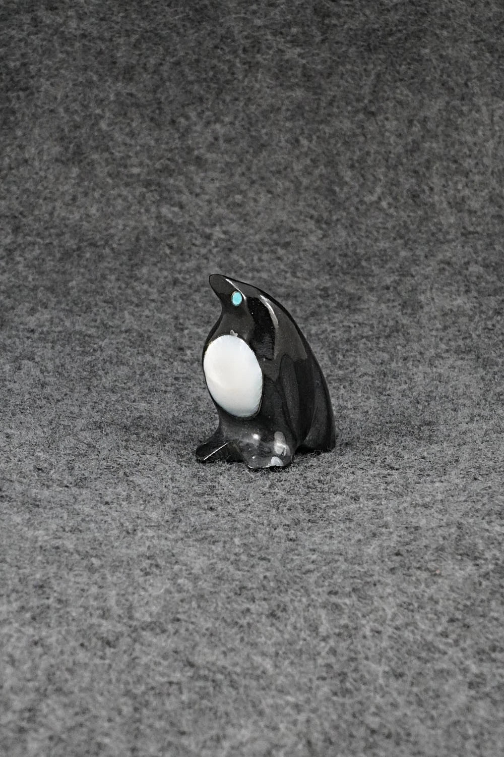 Penguin Zuni Fetish Carving - Calvert Bowannie