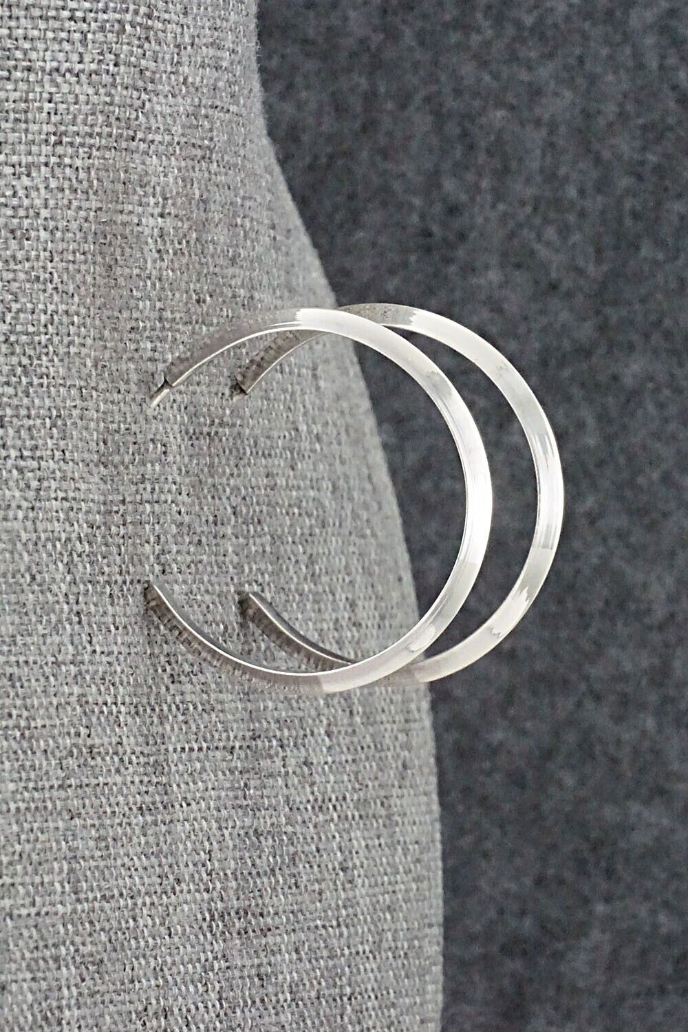 Sterling Silver Hoop Earrings - Elaine Tahe