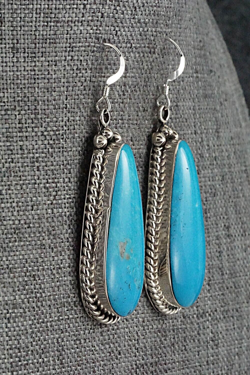 Turquoise & Sterling Silver Earrings - Brandon Belin