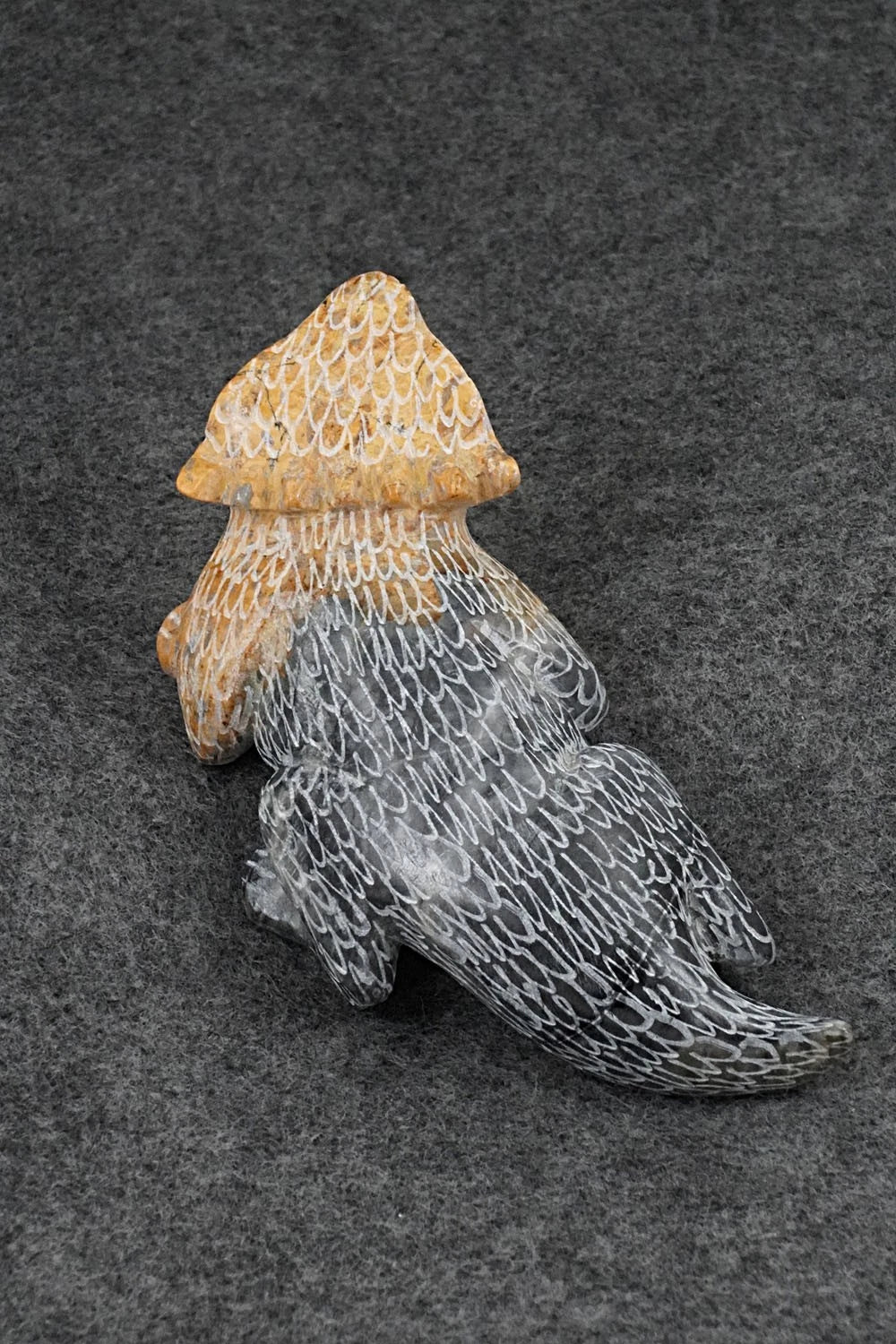 Horned Toad Zuni Fetish Carving - Nelson Yatsattie