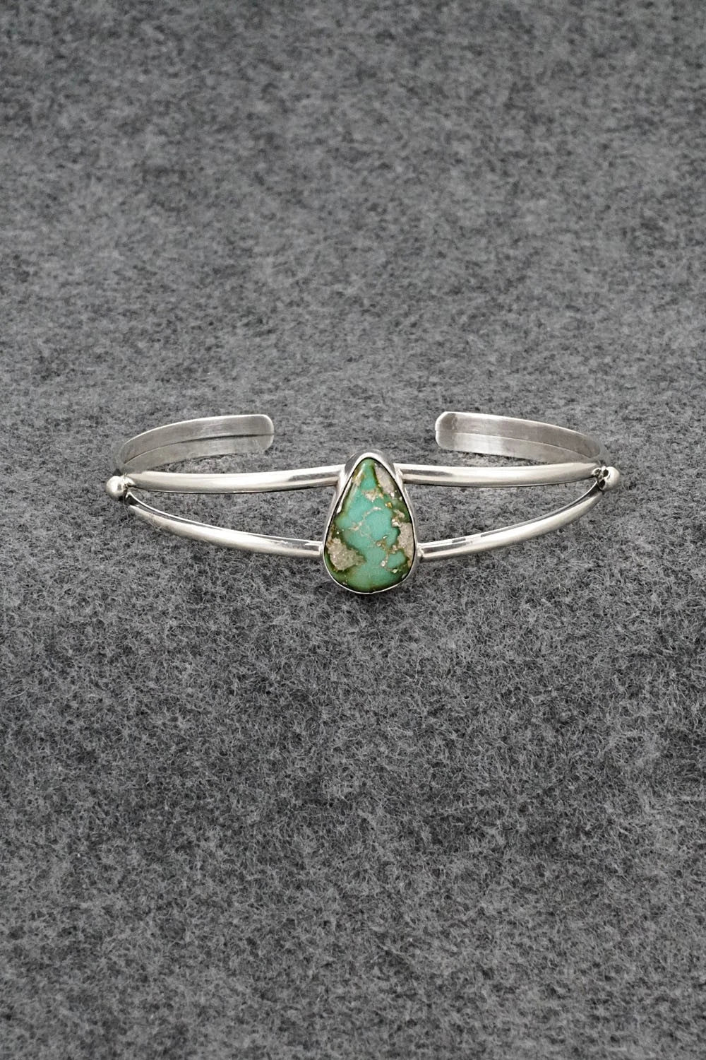 Turquoise & Sterling Silver Bracelet - Rosemary Saunders