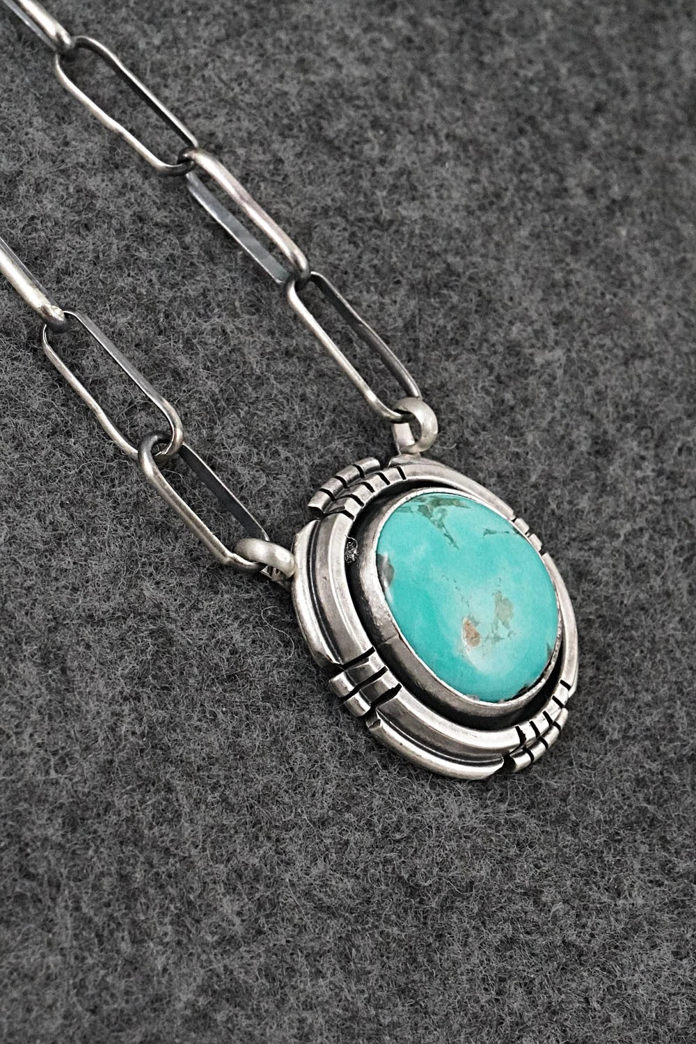 Turquoise & Sterling Silver Necklace - Daniel Benally