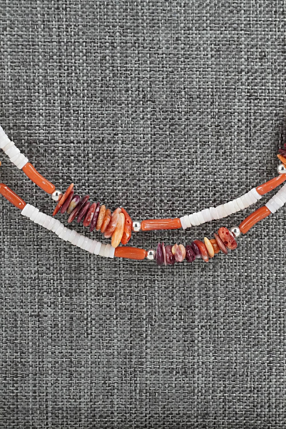 Multi-Stone & Sterling Silver Necklace - Erica Brown