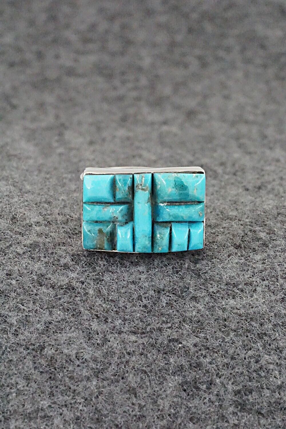 Turquoise & Sterling Silver Ring - Julia Etsitty - Size 6