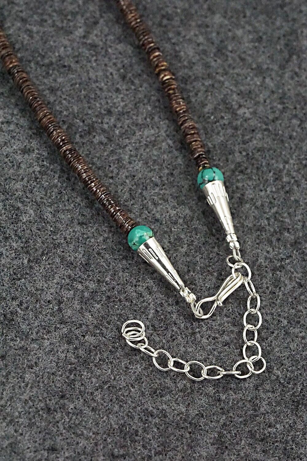 Multi-Stone and Sterling Silver Necklace - Helen Tsosie